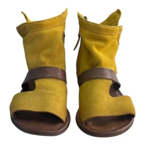 Miz Mooz Finnie Bootie Sandals in Yellow - Size 36 - Picture 7 of 7